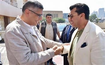 محافظ الجيزة يستقبل وزير الرياضة بمقر الديوان العام تمهيدًا لافتتاح عدد من المنشآت الرياضية والشبابية 