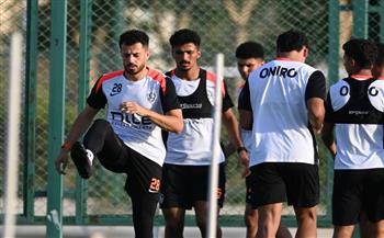 تدريبات خاصة للاعبي الزمالك في صالة الجيمانيزيوم  