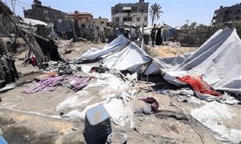 6 شهداء في قصف الاحتلال خيمة نازحين بمواصي خان يونس