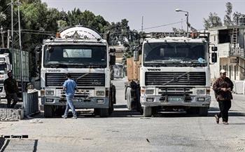 قادمة من مصر.. شاحنات مساعدات محملة بالطحين في طريقها إلى غزة