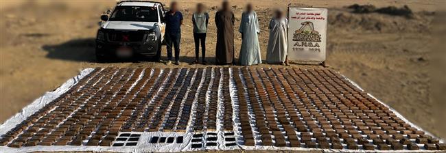 ضربة أمنية قاصمة.. ضبط تشكيل عصابي بحوزته طن حشيش يقدر بـ100 مليون جنيه