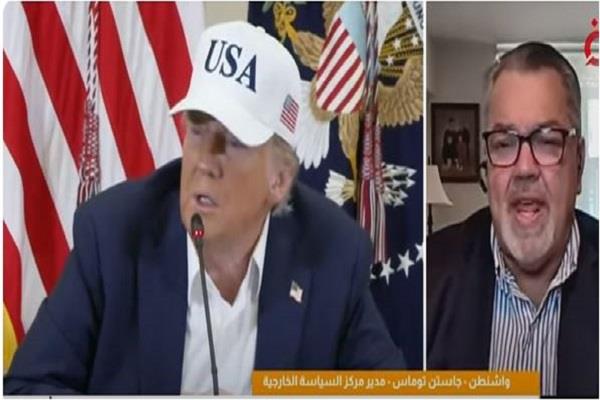 جاستن توماس: تصريحات ترامب بشأن غزة "سخيفة".. والحل بيد تل أبيب وحماس