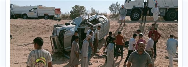 وفاة مدير أمن الوادي الجديد وإصابة اثنين من مرافقيه في حادث بالمنيا