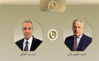 اتصال هاتفى بين وزير الخارجية ونظيره الإيطالي لبحث التطورات في قطاع غزة