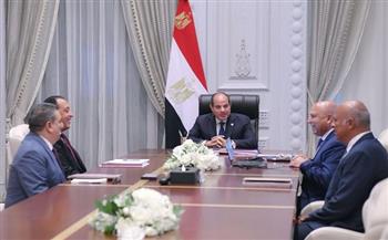 الرئيس السيسي يوجه بتسريع وتيرة تنفيذ مشروعات إنشاء المحاور اللوجستية التنموية المتكاملة