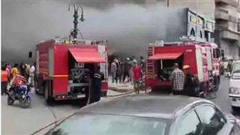 الحماية المدنية تنجح في السيطرة على حريق هائل التهم مطعم شهير بالإسكندرية