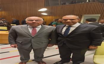 وزير الخارجية يلتقي نظيره البرازيلي على هامش  المؤتمر الدولي لتسوية القضية الفلسطينية