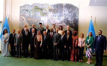 وزير الخارجية يطالب بإنهاء العدوان الاسرائيلي على غزة وإنهاء صفقة تبادل الرهائن والأسرى