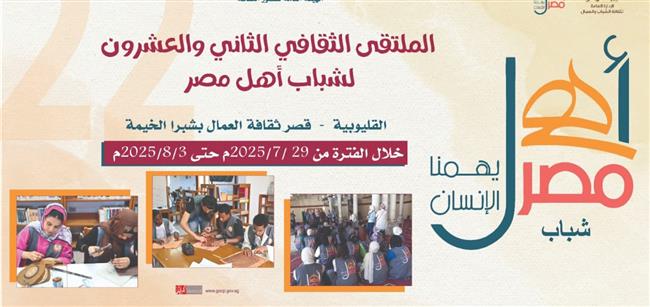 انطلاق الملتقى 22 لشباب المحافظات الحدودية ضمن مشروع "أهل مصر" 