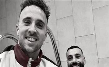 شاهد آخر صورة بين محمد صلاح وجوتا
