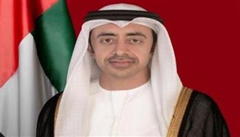 وزير خارجية الإمارات يرحب بإعلان المملكة المتحدة عزمها الاعتراف بدولة فلسطين