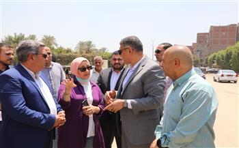 محافظ الجيزة يوجه بالالتزام بالجداول الزمنية لأعمال تطوير شارع الكيلاني وموقف كوبري الخشب