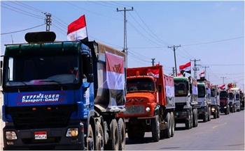  قافلة المساعدات الخامسة تدخل غزة ورفض إسرائيلي لمستلزمات طبية نسائية