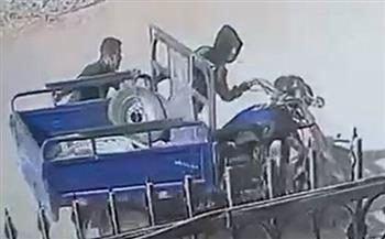 عقب تداول الفيديو.. القبض على المتهمين بسرقة تروسيكل في القاهرة