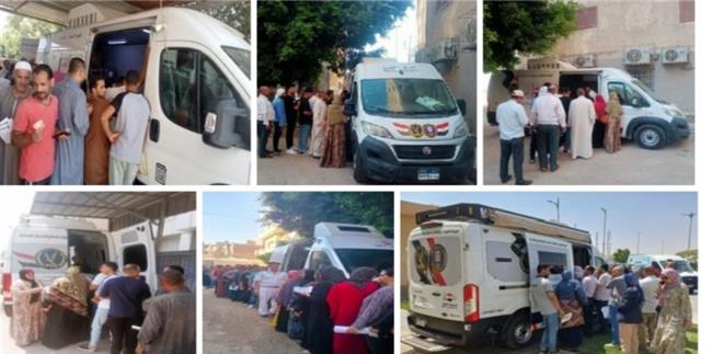 قوافل الأحوال المدنية تستخرج 6 آلاف بطاقة رقم قومي للمواطنين في المحافظات