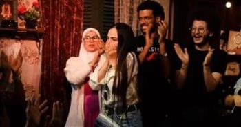 شريهان وحضور خاص في عرض "يمين في أول شمال"