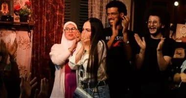شريهان وحضور خاص في عرض "يمين في أول شمال"