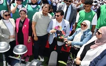 بالصور.. وزير الرياضة يشهد فعاليات مهرجان "خطوة نحو حياة أفضل"