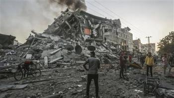 استشهاد 6 فلسطينيين في غارة إسرائيلية على مقهى بوسط قطاع غزة