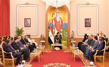 البابا تواضروس يستقبل عددًا من السفراء المصريين