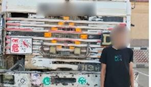 كشف ملابسات فيديو تناثر حمولة تريلا أثناء سيرها على الطريق الدائرى بالقاهرة