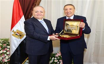 رئيس مجلس الدولة يستقبل رئيس المحكمة الدستورية العليا