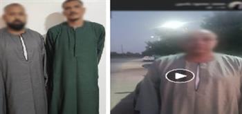 كشف ملابسات فيديو تتبع شخصين لسيارة آخر أثناء سيره على الطريق بالأقصر