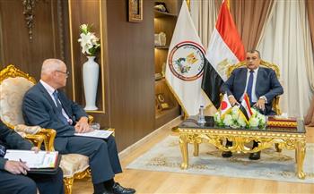 وزير الدولة للإنتاج الحربي يبحث مع السفير الياباني تعزيز التعاون في مجالات التصنيع