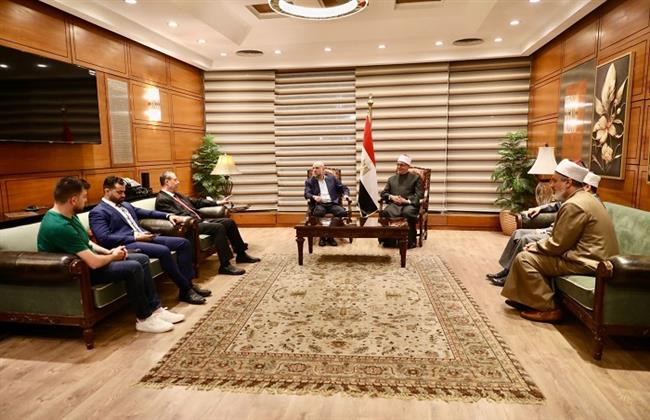 مفتي الجمهورية يستقبل قاضي قضاة فلسطين ومفتي أذربيجان ورئيس مجلس الإفتاء بكينيا