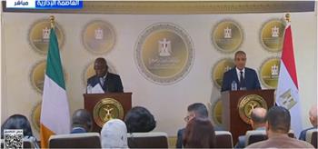بث مباشر.. مؤتمر صحفي لوزير الخارجية ووزير خارجية كوت ديفوار