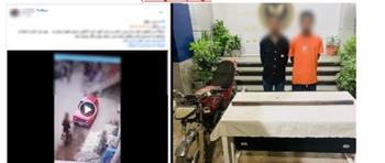 ضبط المتهم بالتعدي على صاحب محل وإحداث تلفيات بسيارته في الفيوم