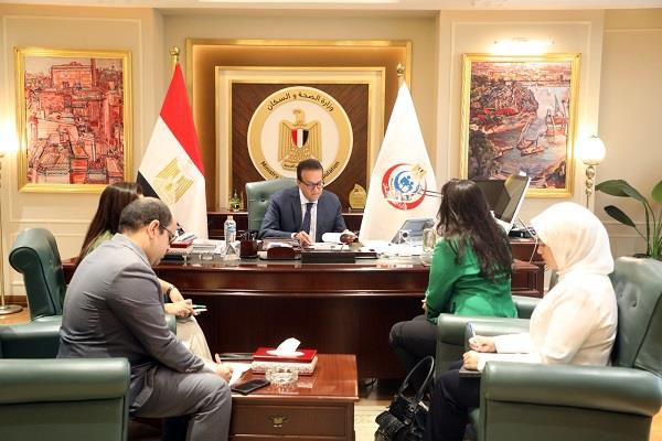‎وزير الصحة يبحث مع المرشحة لمنصب سفيرة مصر لدى السويد ولاتفيا آفاق التعاون الصحي