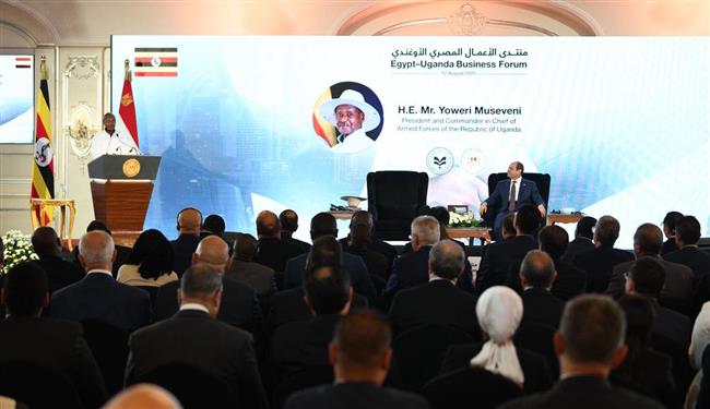رئيس أوغندا يوجه الشكر للرئيس السيسي على تقديم الأمصال المصرية