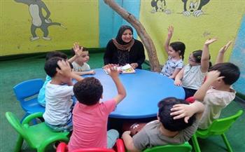 ورشة حكي "حكايات جدو سعد" بحضانة أجيال ببيت ثقافة شبرا