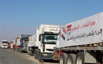 قافلة "زاد العزة" الـ 13 تحمل 3450 طن مساعدات غذائية وطبية إلى غزة