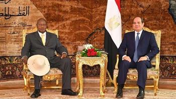 الرئيس السيسي ونظيره الأوغندي يشهدان التوقيع على اتفاقية و4 مذكرات تفاهم