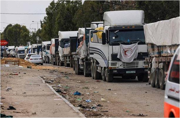 جيش الاحتلال يعرقل وصول المساعدات الإنسانية إلى غزة عبر معبر كرم أبو سالم