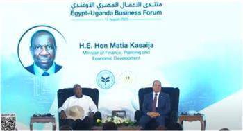 الرئيس السيسي يفتتح جلسة منتدى رجال الأعمال المصري الأوغندي| بث مباشر