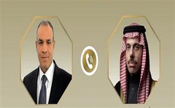 وزير الخارجية ونظيره السعودي يؤكدان هاتفيًا رفضهما لقرار إسرائيل بوضع خطة لاحتلال قطاع غزة
