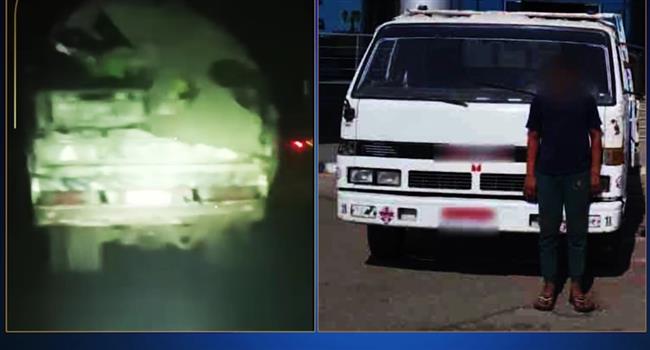 ضبط طفل لقيادته سيارة "نصف نقل" والسير برعونة في الجيزة