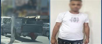 القبض على عاطل للسير برعونه ومحاولته إخفاء اللوحات المعدنية للسيارته في القاهرة 