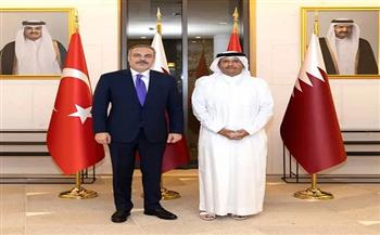 وزيرا خارجيتي قطر وتركيا يبحثان تطورات الأوضاع في غزة