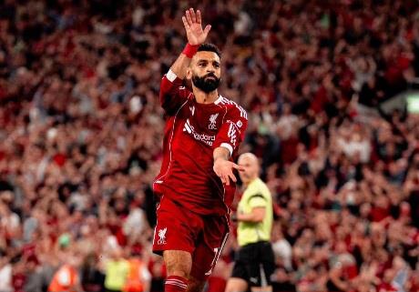 محمد صلاح يوجه رسالة لجوتا في احتفالية بهدفه في مرمى بورنموث