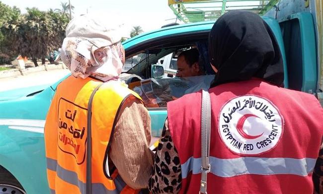 الهلال الأحمر يشارك في توعية أكثر من 14 ألف مستفيد ضمن حملة "القيادة الآمنة"