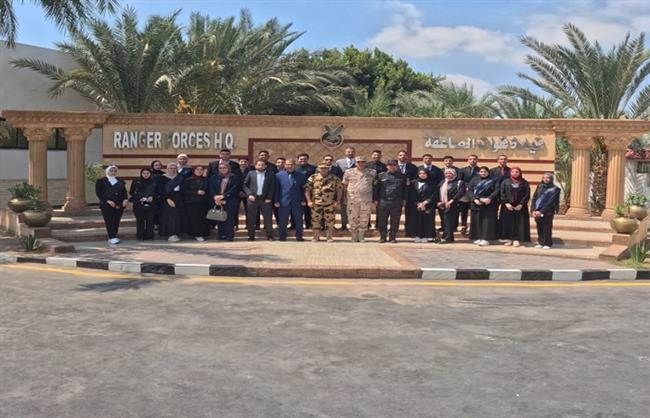وزارة الرياضة تنظم زيارة ميدانية لشباب جامعة الصالحية إلى قيادة قوات الصاعقة بأنشاص  
