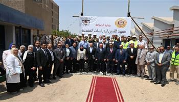 وزير الصناعة يتفقد معهد التبين للدراسات المعدنية التابع لوزارة الصناعة
