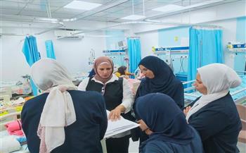 تدريب الفريق الطبي بمستشفيات بنها الجامعية على التعامل مع الإنذارات الحرجة والإجراءات الطبية الطارئة