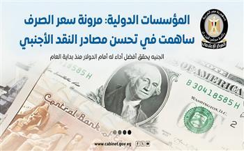 المركز الإعلامي لمجلس الوزراء: الجنيه يحقق أفضل أداء له أمام الدولار منذ بداية العام