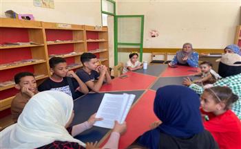 "كتاب تيمور وآداب السلوكيات" في ورشة حكي للأطفال بمكتبة أسيوط الجديدة