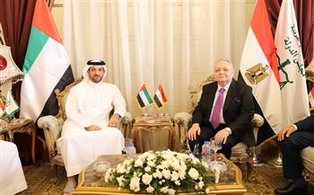 نائب حاكم إمارة الشارقة يزور مجلس الدولة المصري